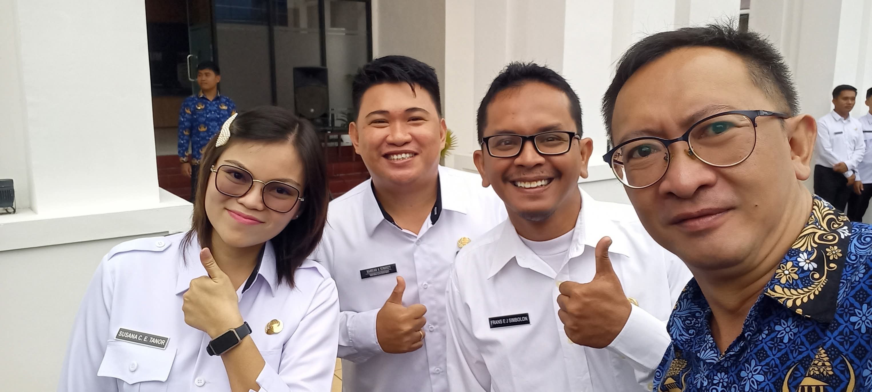 Koorsek Kotamobagu Adrian Herdy Dayoh Bersama CPNS Bawaslu Kotamobagu