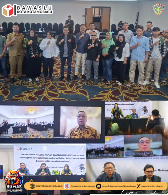 Gelar Penguatan Kelembagaan, Bawaslu Kotamobagu Harapkan Masukan dari Pihak Luar