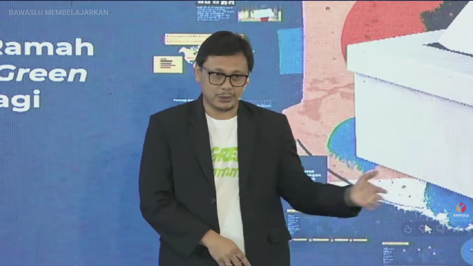 Ketua Bawaslu Sulut Ardiles Mewoh Saat Memaparkan Strategi Monitoring