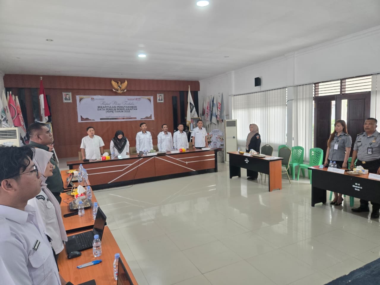 Foto Rapat Pleno Rekapitulasi PDPD Triwulan IV.