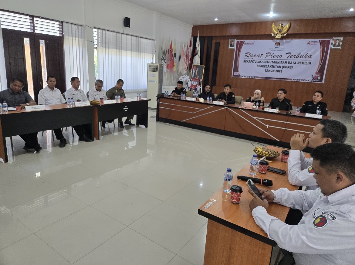 Bawaslu Kotamobagu hadiri Rapat Pleno PDPB Triwulan 1 2026