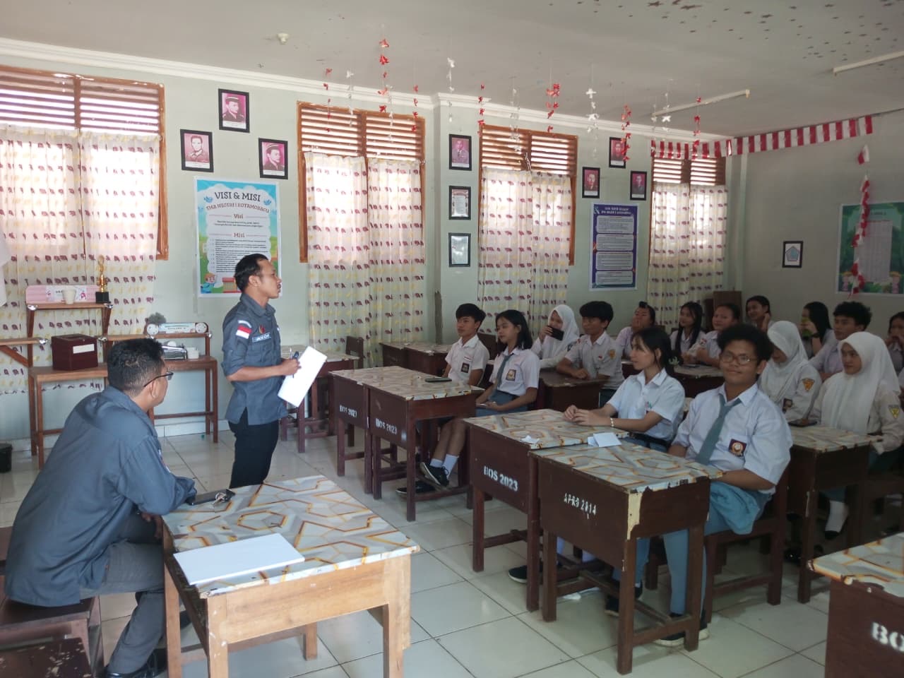 Bawaslu Kotamobagu Kunjungi SMAN 1 Kotamobagu