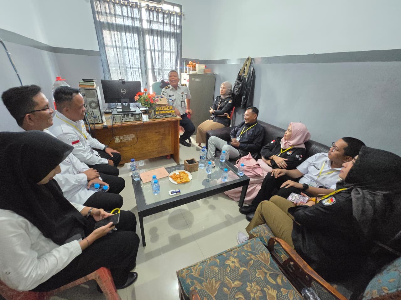 Koordinasi Bawaslu, KPU dan Pihak Rutan Kelas IIB Kotamobagu