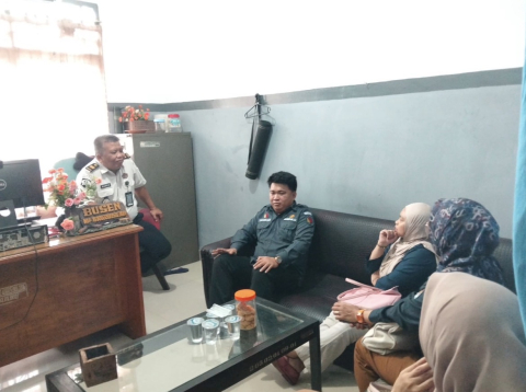 Koordinasi Bawaslu Kotamobagu dan KPU Kotamobagu di Rutan Kelas II B